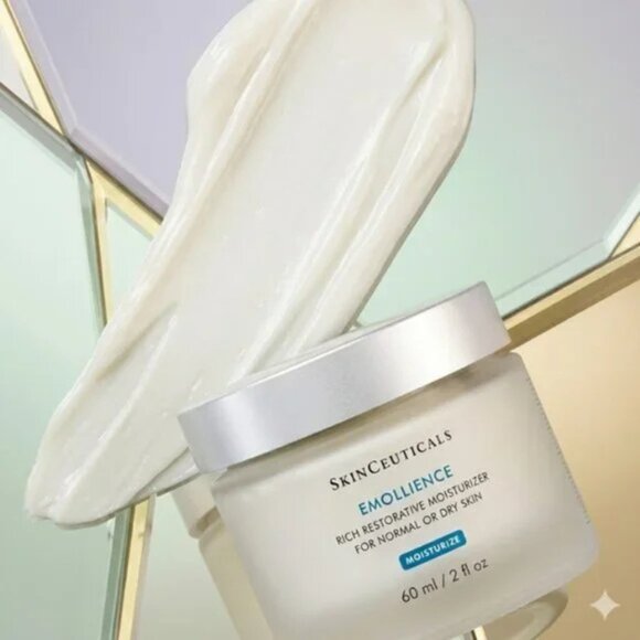SkinCeuticals Emollience Moisturizer 2oz x2 Deep Hydration Face Cream Skincare. - Picture 7 of 7